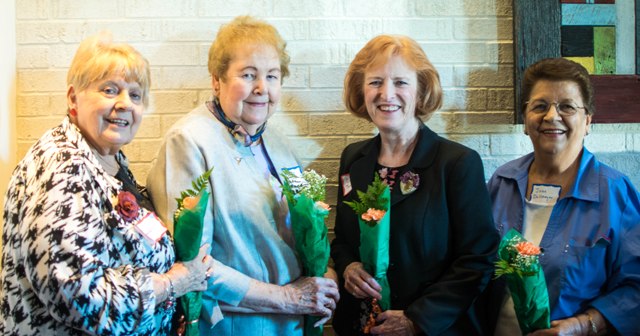 February Birthdays - Liz Passarelli, Carolyn Gross, Darby Turnipseed, and Joan Dullmeyer